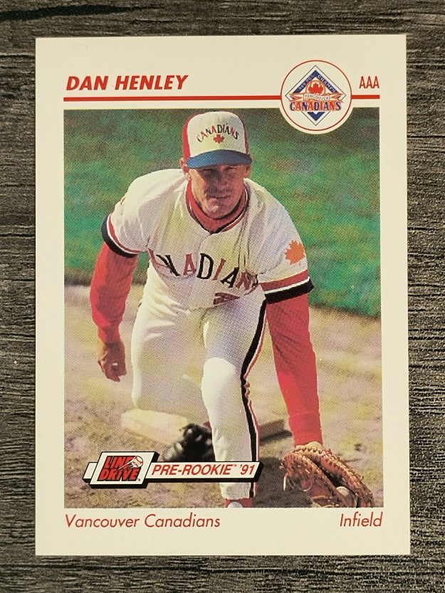 1991 Line Drive AAA #636 Dan Henley