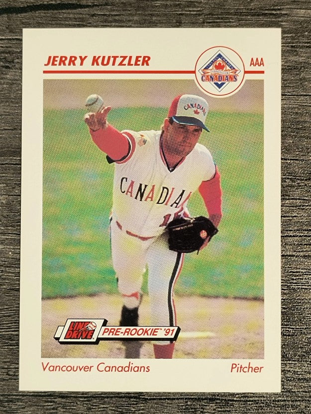 1991 Line Drive AAA #639 Jerry Kutzler