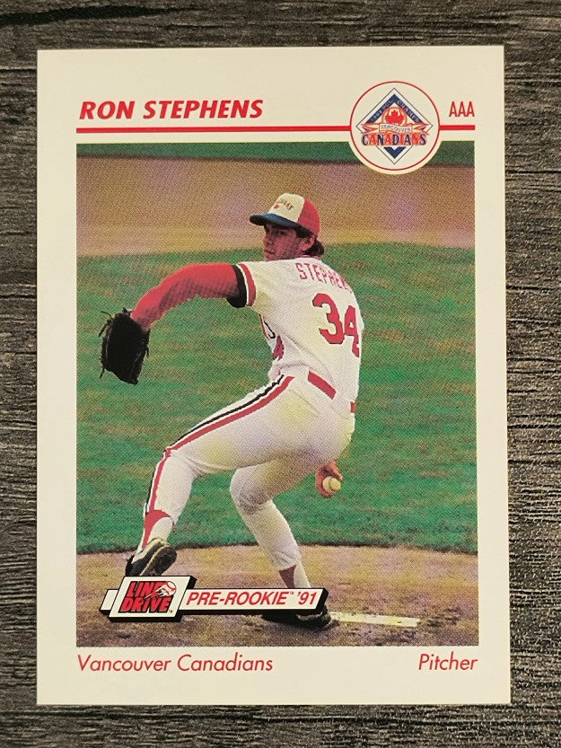 1991 Line Drive AAA #647 Ron Stephens