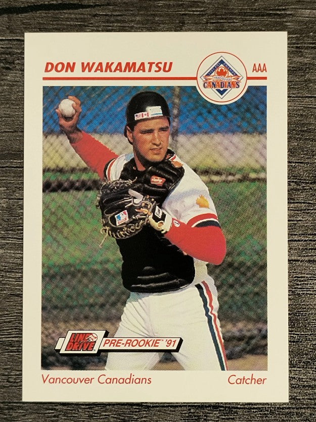 1991 Line Drive AAA #648 Don Wakamatsu