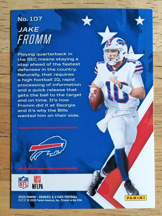 2020 Rookies and Stars #107 Jake Fromm RC