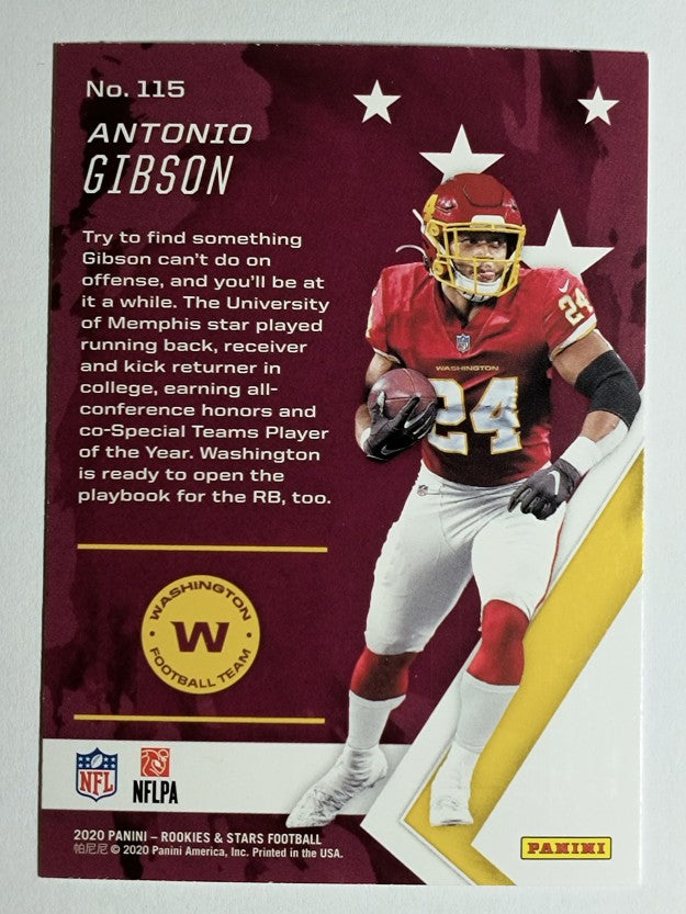 2020 Rookies and Stars #115 Antonio Gibson RC