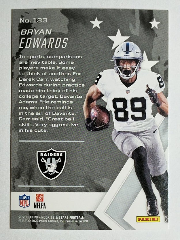 2020 Rookies and Stars #133 Bryan Edwards RC