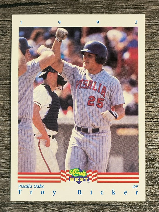 1992 Classic/Best #297 Troy Ricker