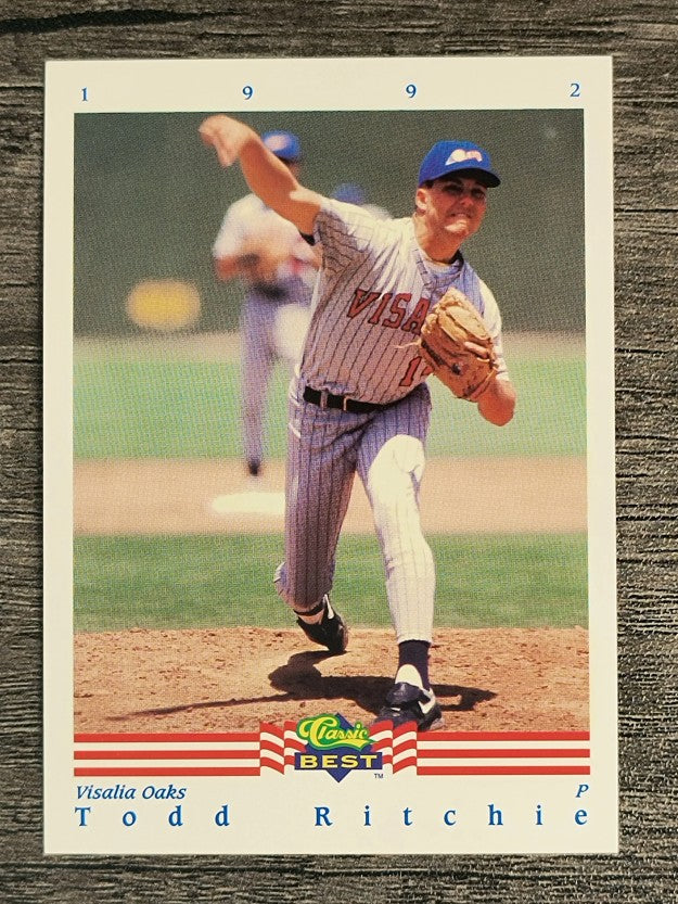 1992 Classic/Best #298 Todd Ritchie