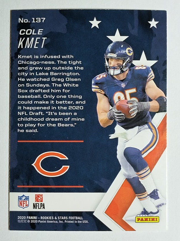 2020 Rookies and Stars #137 Cole Kmet RC
