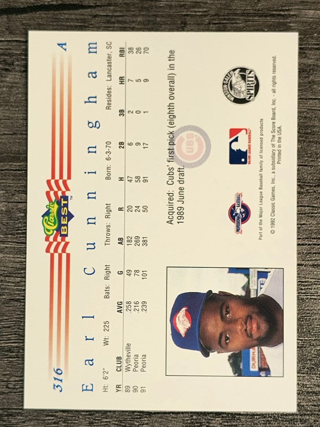 1992 Classic/Best #316 Earl Cunningham