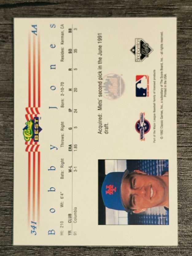 1992 Classic/Best #341 Bobby Jones