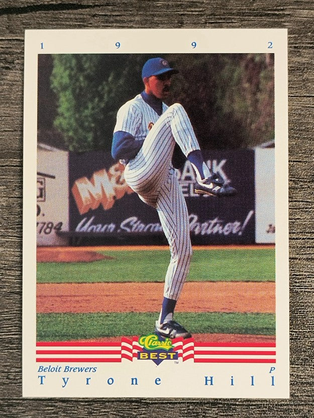 1992 Classic/Best #364 Tyrone Hill