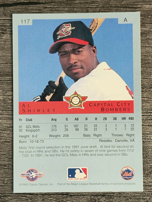 1993 Classic/Best #117 Al Shirley