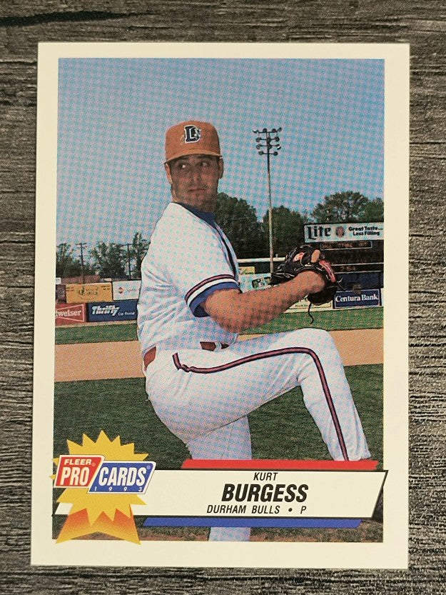 1993 Durham Bulls Fleer/ProCards #478 Kurt Burgess