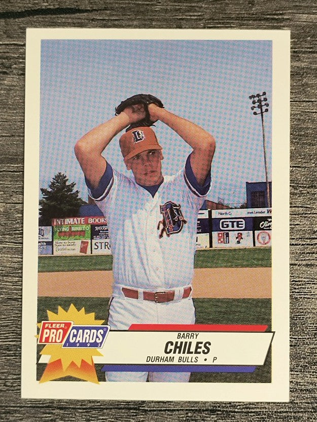 1993 Durham Bulls Fleer/ProCards #479 Barry Chilies