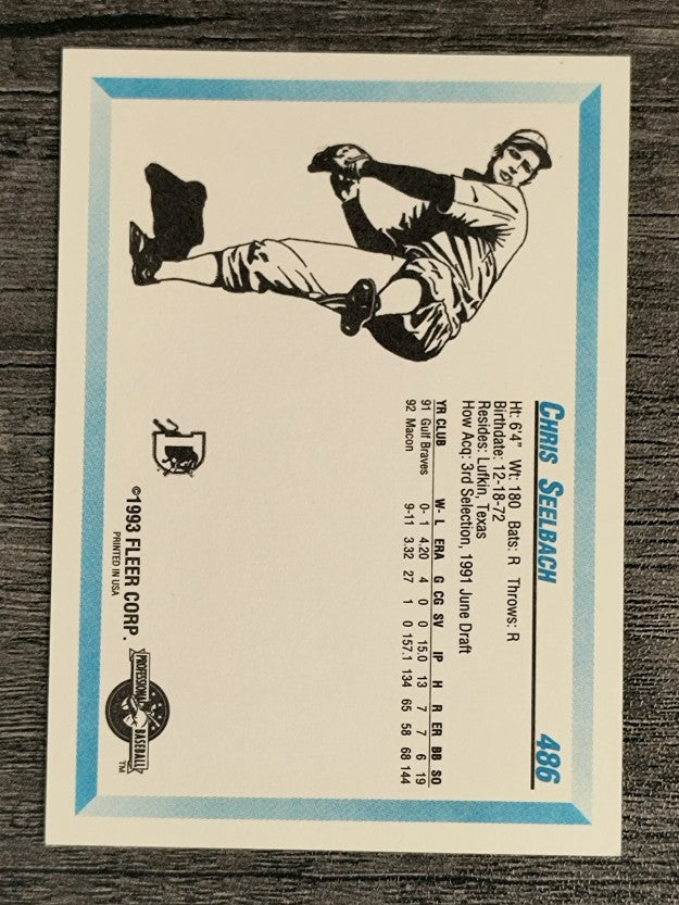 1993 Durham Bulls Fleer/ProCards #486 Chris Seelbach