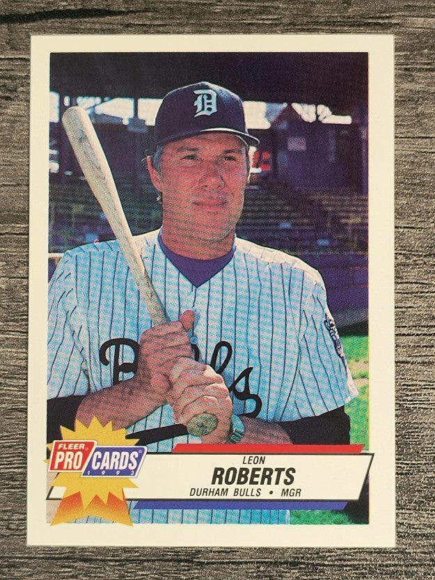 1993 Durham Bulls Fleer/ProCards #503 Leon Roberts MG