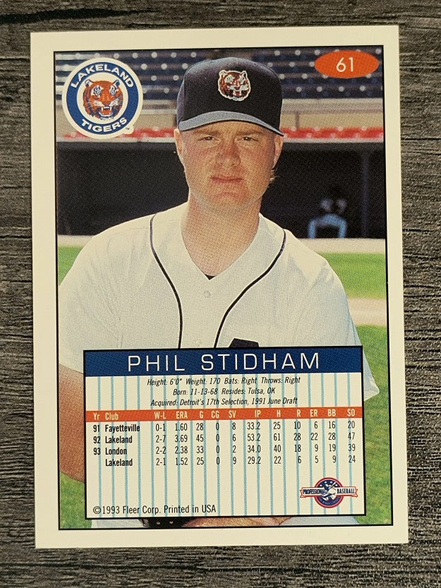 1993-94 Excel #61 Phil Stidham