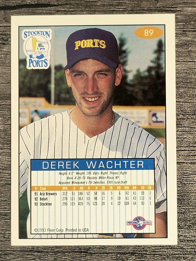 1993-94 Excel #89 Derek Wachter