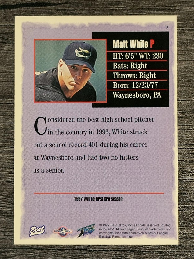 1997 Best #2 Matt White