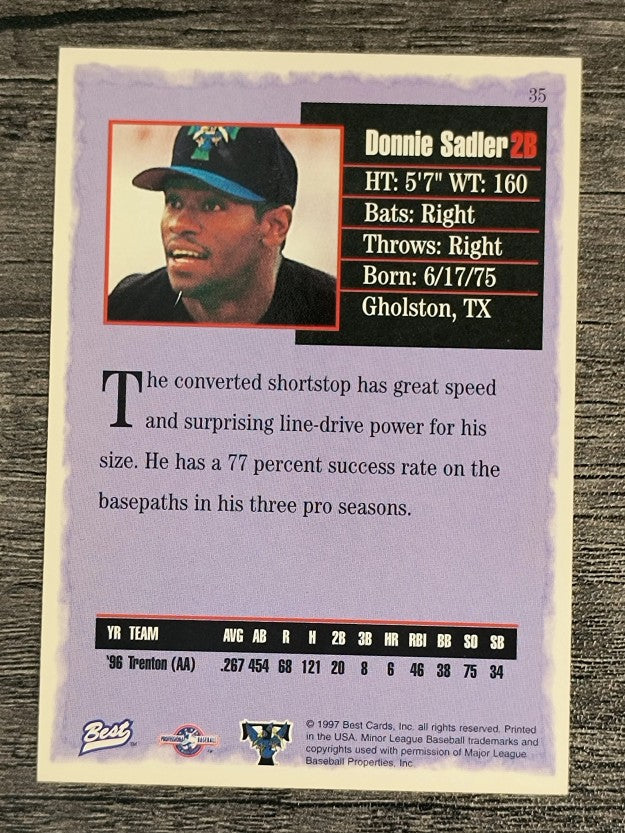 1997 Best #35 Donnie Sadler