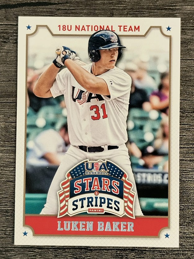 2015 USA Baseball Stars and Stripes #69 Luken Baker