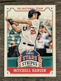 2015 USA Baseball Stars and Stripes #76 Mitchell Hansen