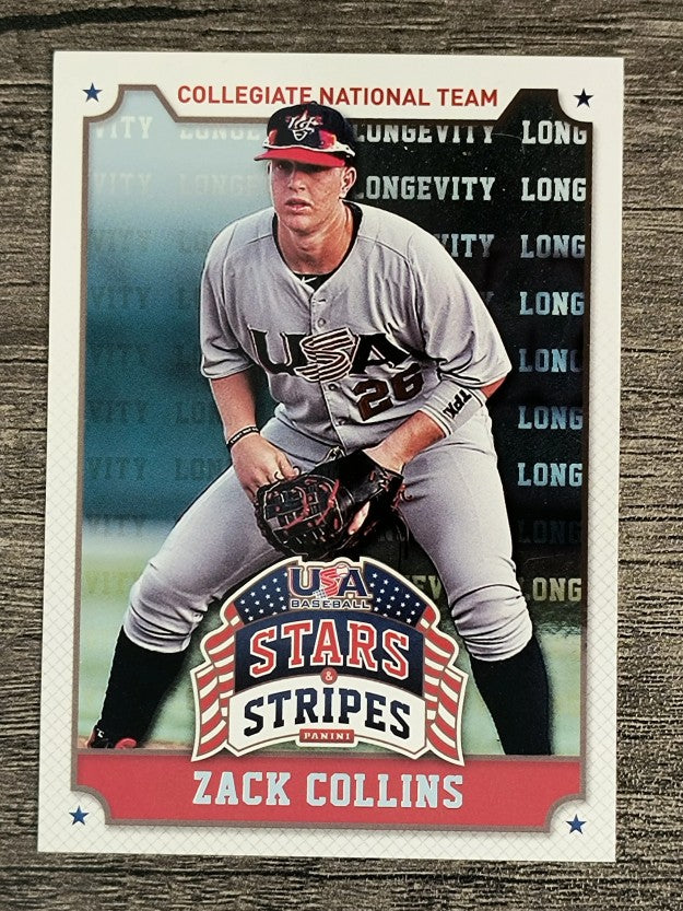 2015 USA Baseball Stars and Stripes Longevity #100 Zack Collins