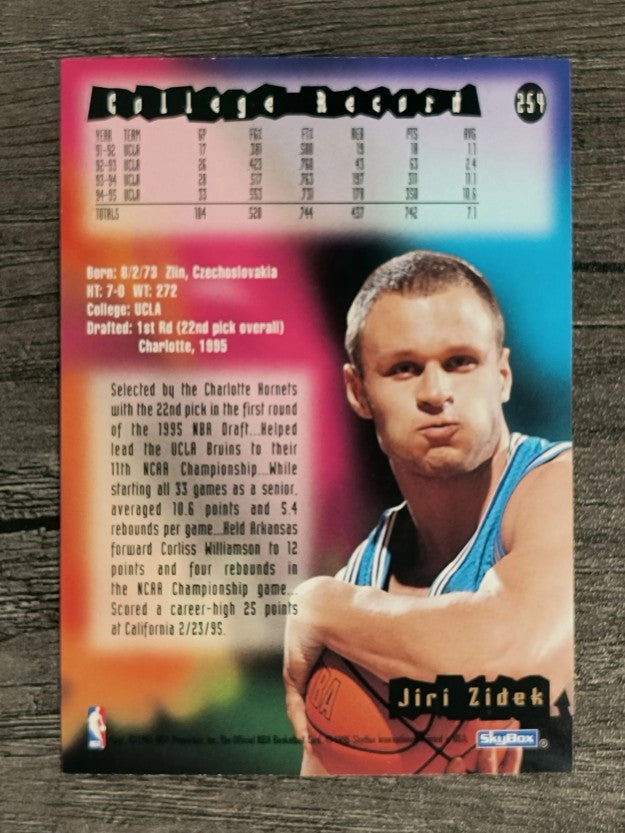 1995-96 Hoops #254 George Zidek RC