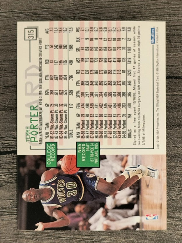 1995-96 Hoops #315 Terry Porter