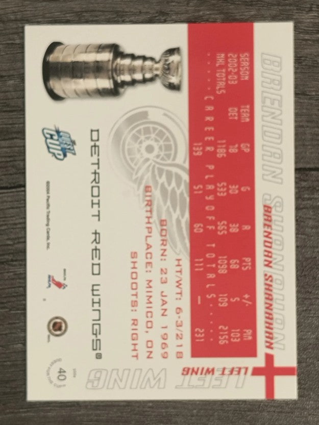 2003-04 Pacific Quest for the Cup #40 Brendan Shanahan