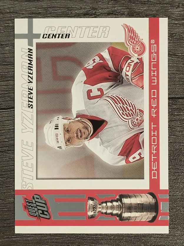 2003-04 Pacific Quest for the Cup #41 Steve Yzerman