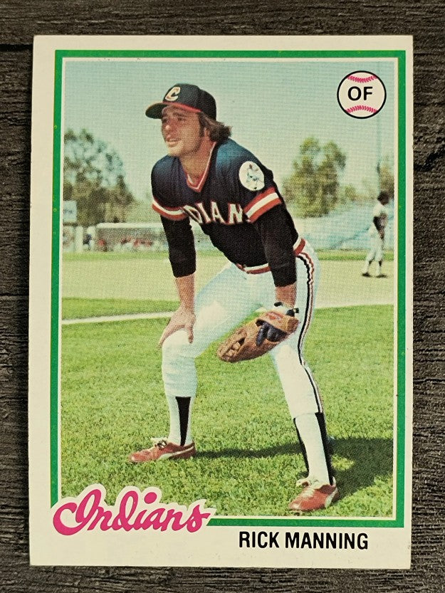 1978 Topps #11 Rick Manning (VGEX)