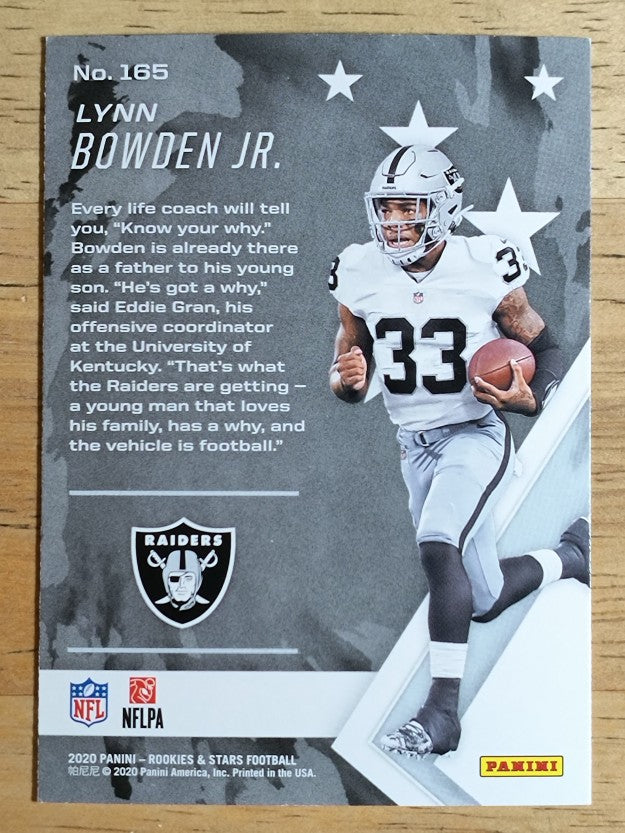 2020 Rookies and Stars #165 Lynn Bowden Jr. RC