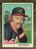 1978 Topps #37 Rick Waits (VGEX)