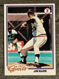 1978 Topps #62 Jim Barr (VGEX)