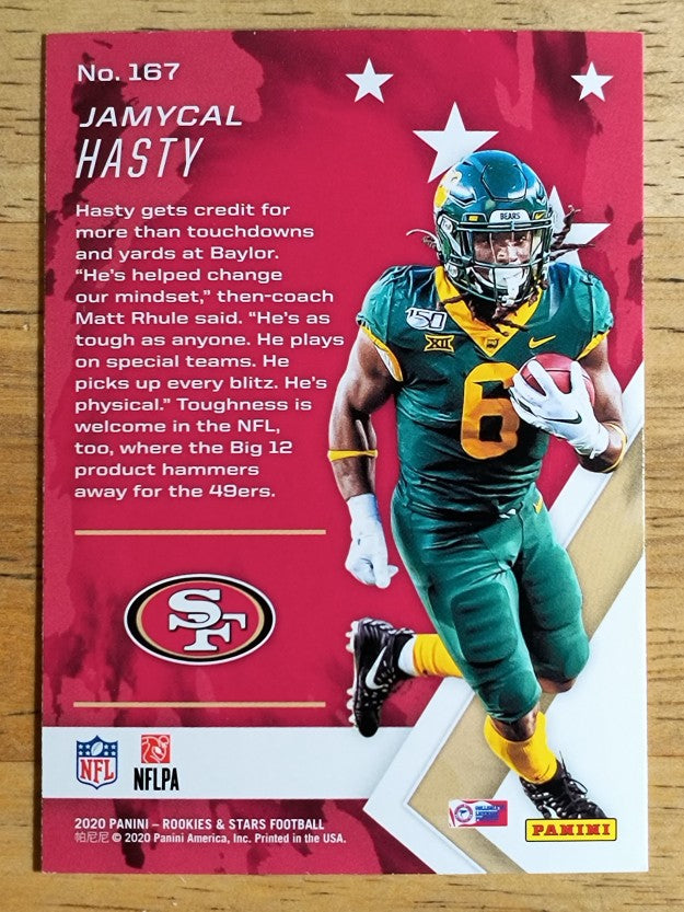 2020 Rookies and Stars #167 Jamycal Hasty RC