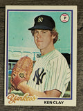 1978 Topps #89 Ken Clay RC (EX)