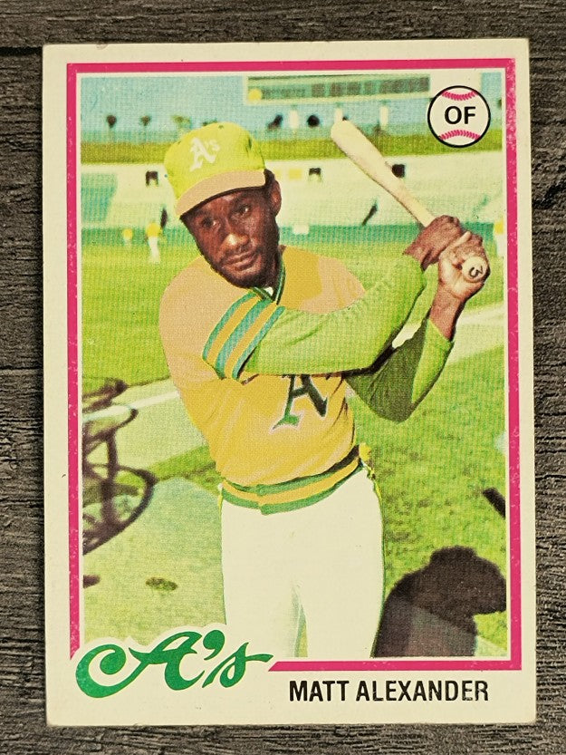 1978 Topps #102 Matt Alexander (EX)