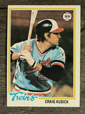 1978 Topps #137 Craig Kusick (EX)