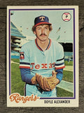 1978 Topps #146 Doyle Alexander (VGEX)