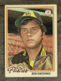 1978 Topps #164 Bob Owchinko RC (VGEX)