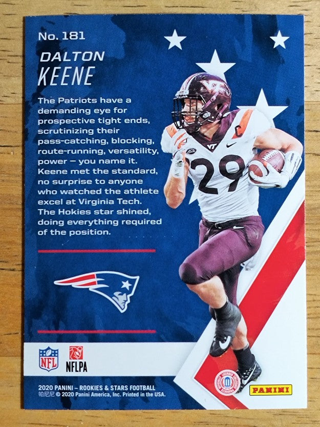 2020 Rookies and Stars #181 Dalton Keene RC