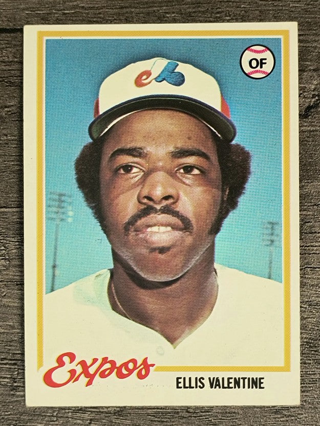 1978 Topps #185 Ellis Valentine (EX)