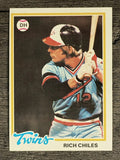 1978 Topps #193 Rich Chiles (EX)