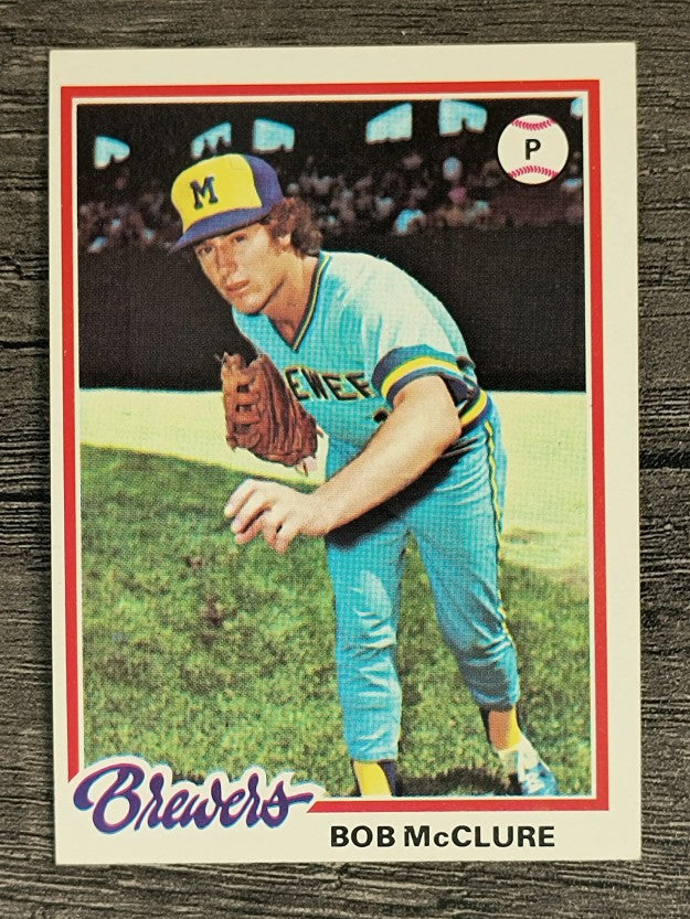 1978 Topps #243 Bob McClure (EX)