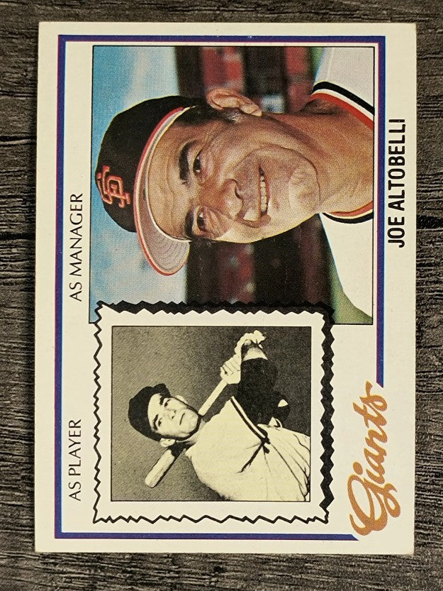 1978 Topps #256 Joe Altobelli MG RC (EXMT)