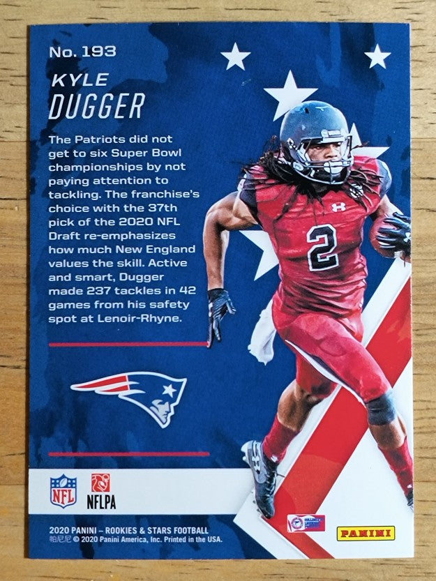 2020 Rookies and Stars #193 Kyle Dugger RC