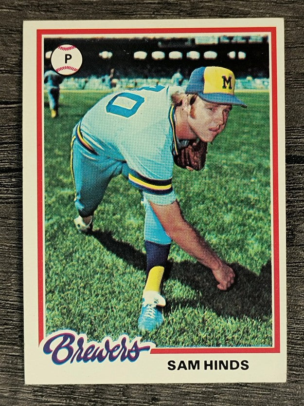 1978 Topps #303 Sam Hinds RC (EX)