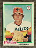 1978 Topps #306 Joe Niekro (VGEX)