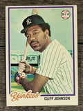 1978 Topps #309 Cliff Johnson (NM)