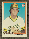 1978 Topps #318 Tom Griffin (EX)