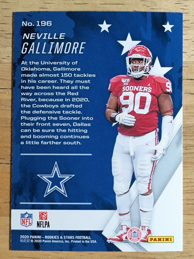 2020 Rookies and Stars #196 Neville Gallimore RC
